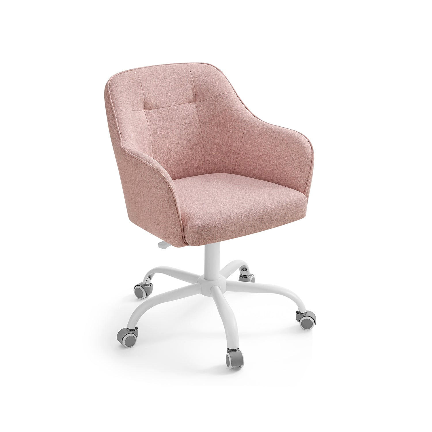 BÜROSTUHL HOBART - Rosa, Holzwerkstoff (65/93/69cm) - Hansiro