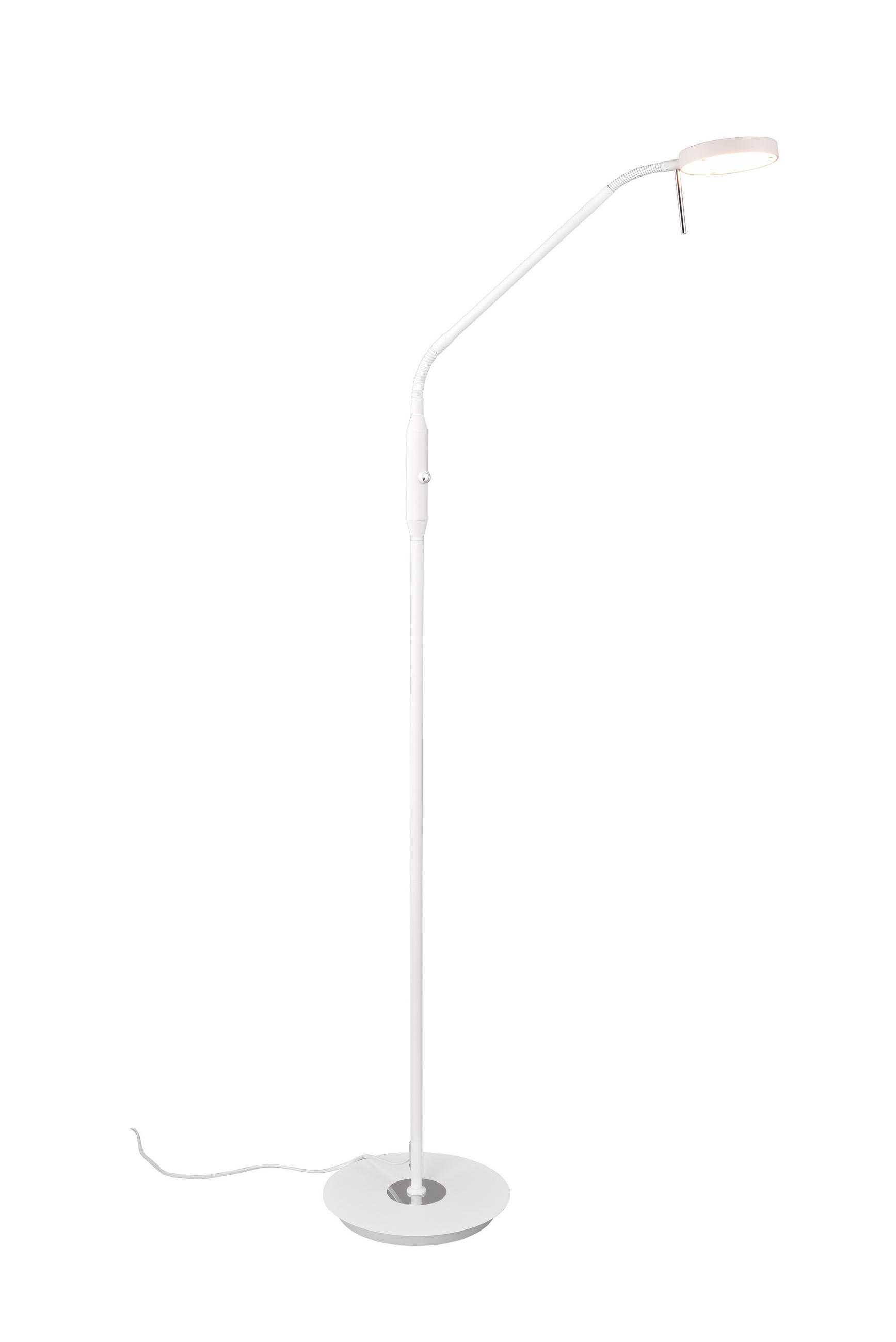 STEHLAMPE MONZA - Weiß - 0/0/145 cm - Weiß, Metall (25/25/145cm) - Trio Leuchten