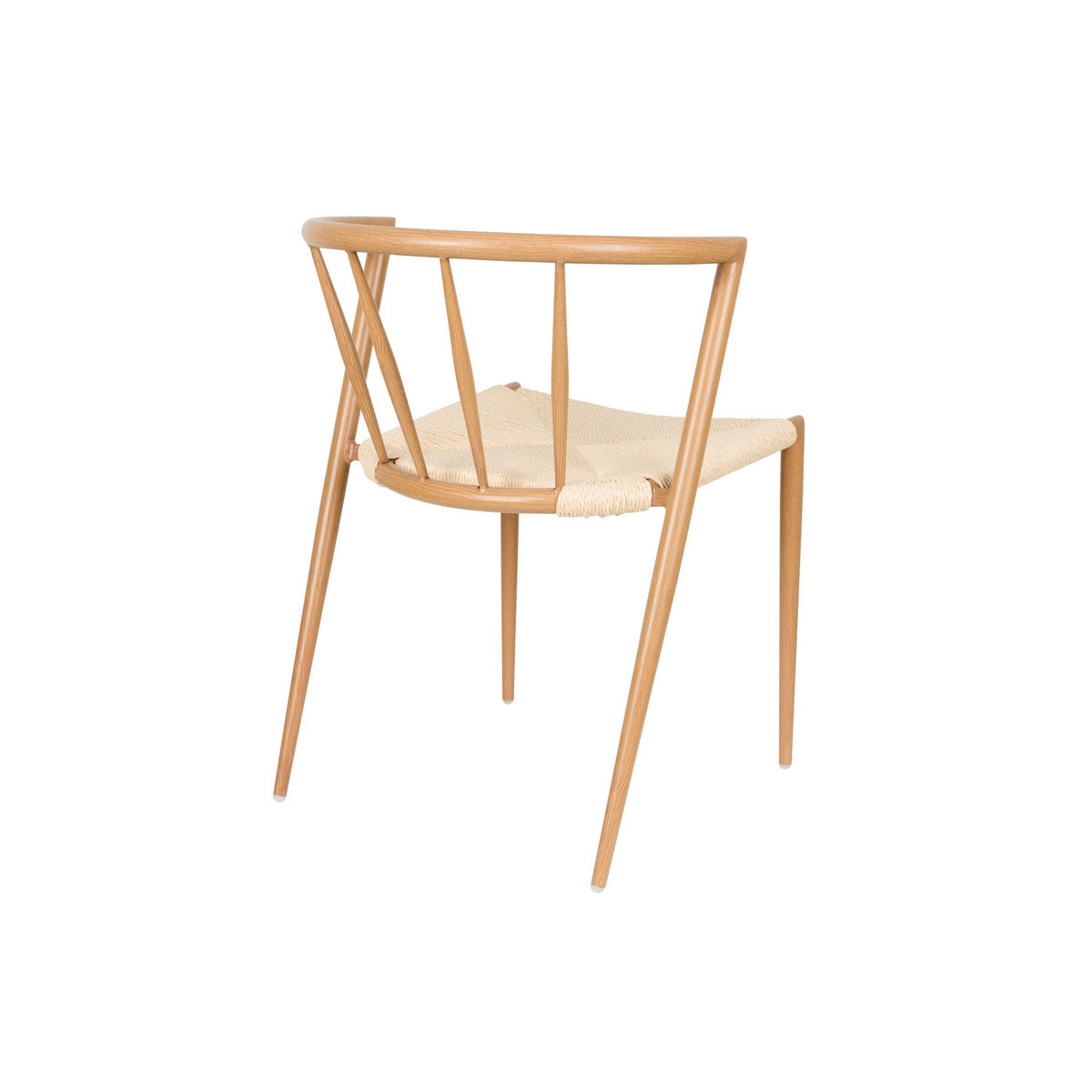 ESSZIMMERSTUHL Che Naturel - 2 er Set - Hellbraun/Beige, Metall (52/70/46cm) - Housecraft Living