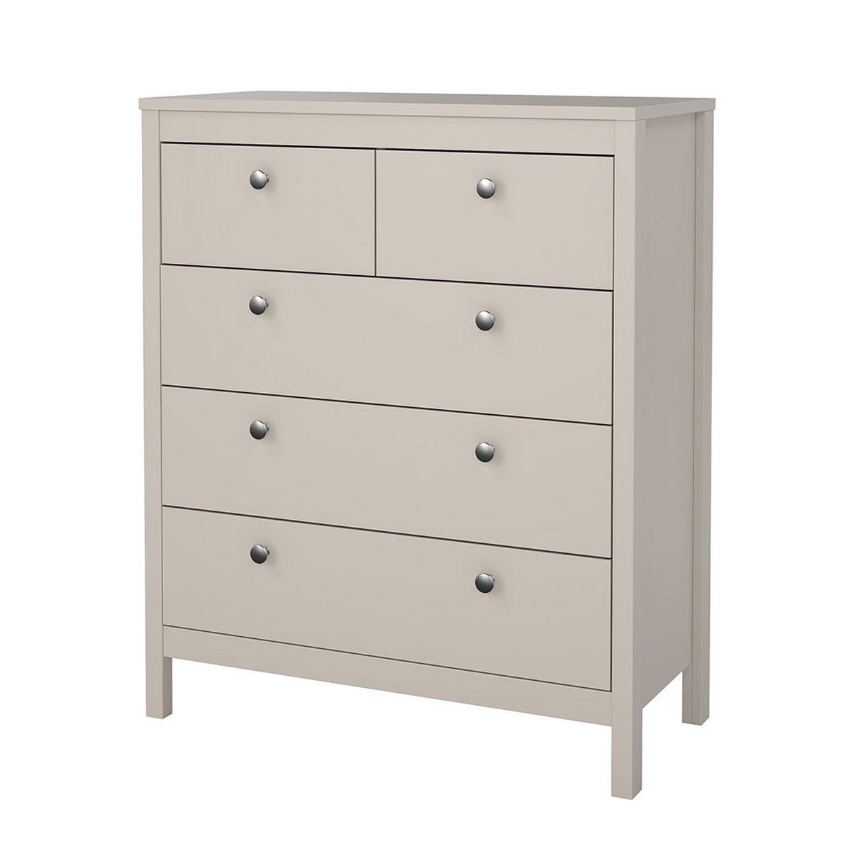 KOMMODE, Madrid, Kaschmir, Holzwerkstoff, 83 x 39 x 99 cm - Kaschmir, Holzwerkstoff (83/99/39cm) - ebuy24