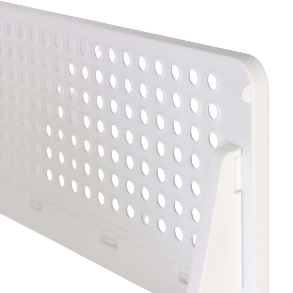 FÖRVARINGSBOX Vit 5-pack plast - Vit, Plast (33.5/18.5/43cm) - Relaxdays