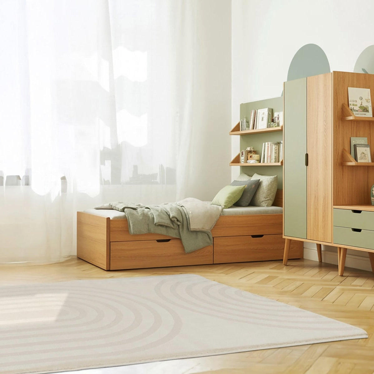 TEPPICH superweich grafisch beige - Beige, Textil (120/170cm) - AFK Living