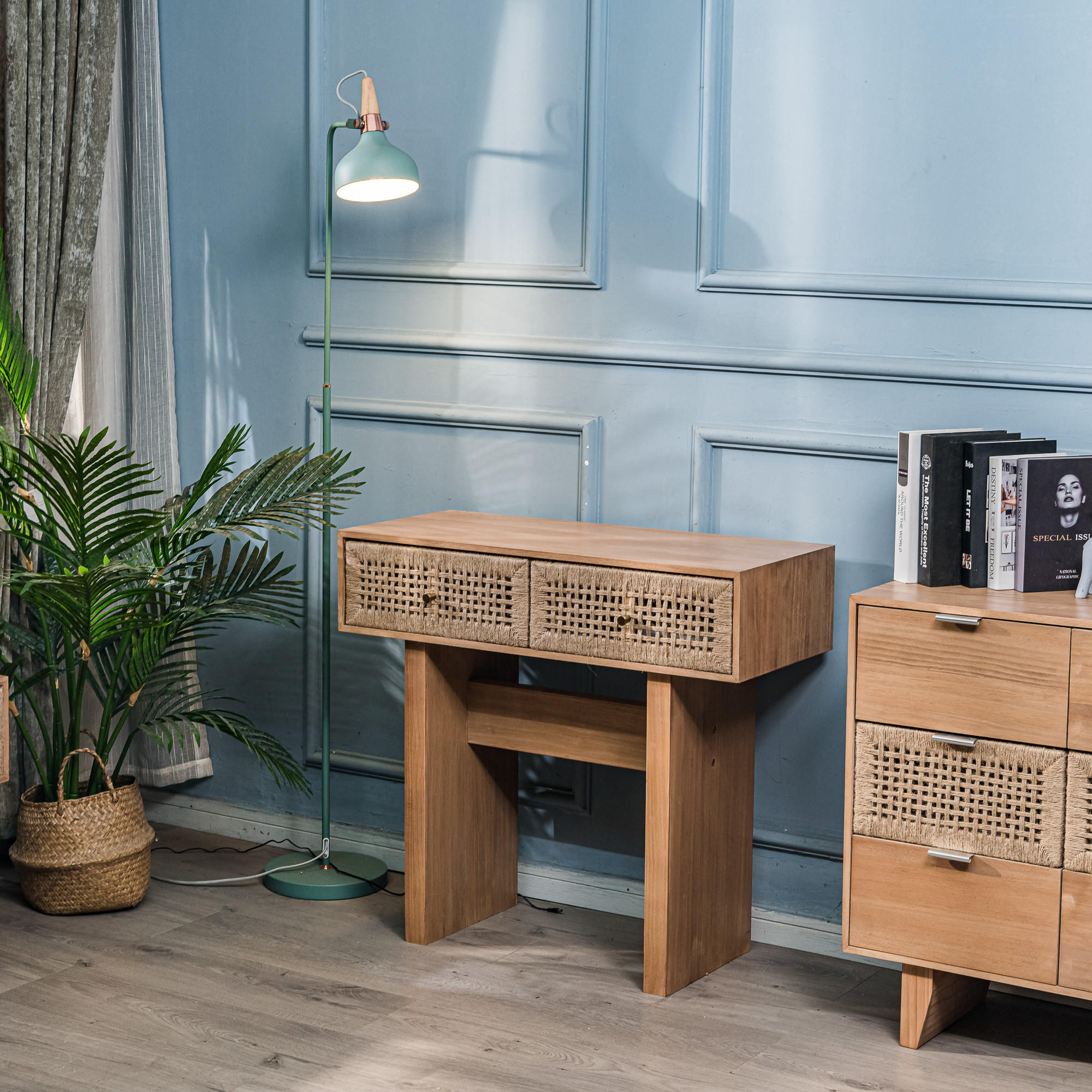 KONSOLENTISCH Rechteckig Braun 84 x 42 x 77 cm - Braun, Holz (42/84/77cm) - Nordlys