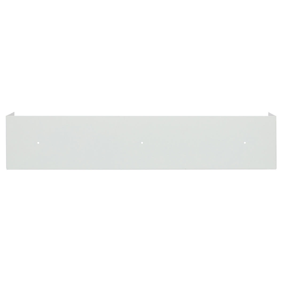 WANDBOARD - Echtholzfurnier - Tanne / Eisen - Weiß, Holzwerkstoff/Metall (60/12/12cm) - home24