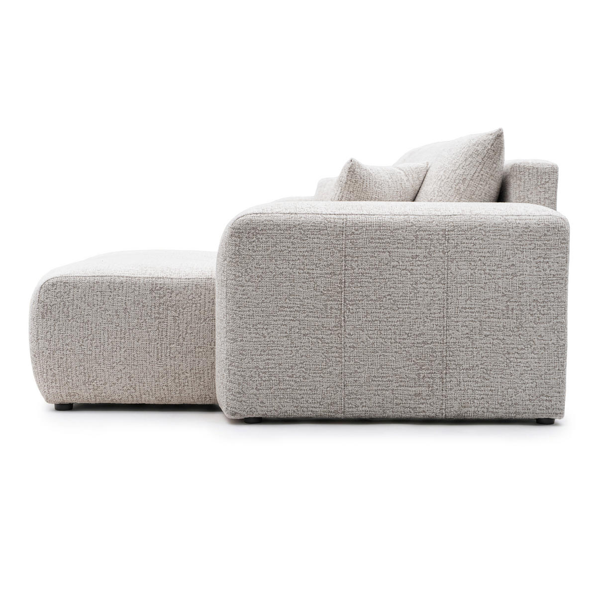 ECKSOFA PEDRO XL mit Schlaffunktion und Bettkasten Hellgrau - Hellgrau, Holz/Kunststoff (278/55/145cm) - Idohome