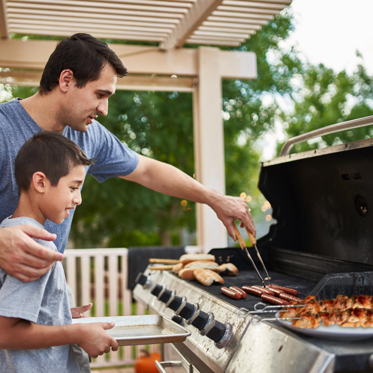 20XGRILLSPIESS - Multicolor, Textil/Metall (0.5cm) - Relaxdays