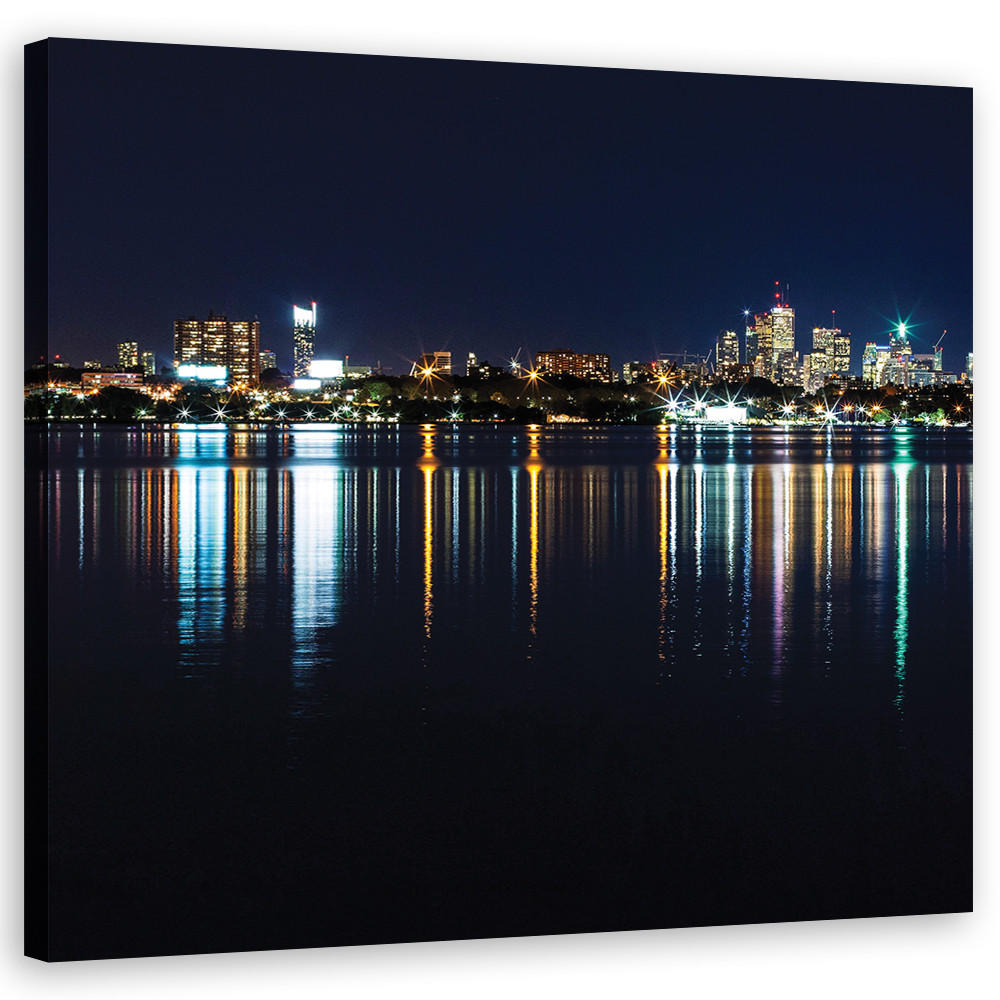 Feeby Wandbild Schwarz 30x30 cm