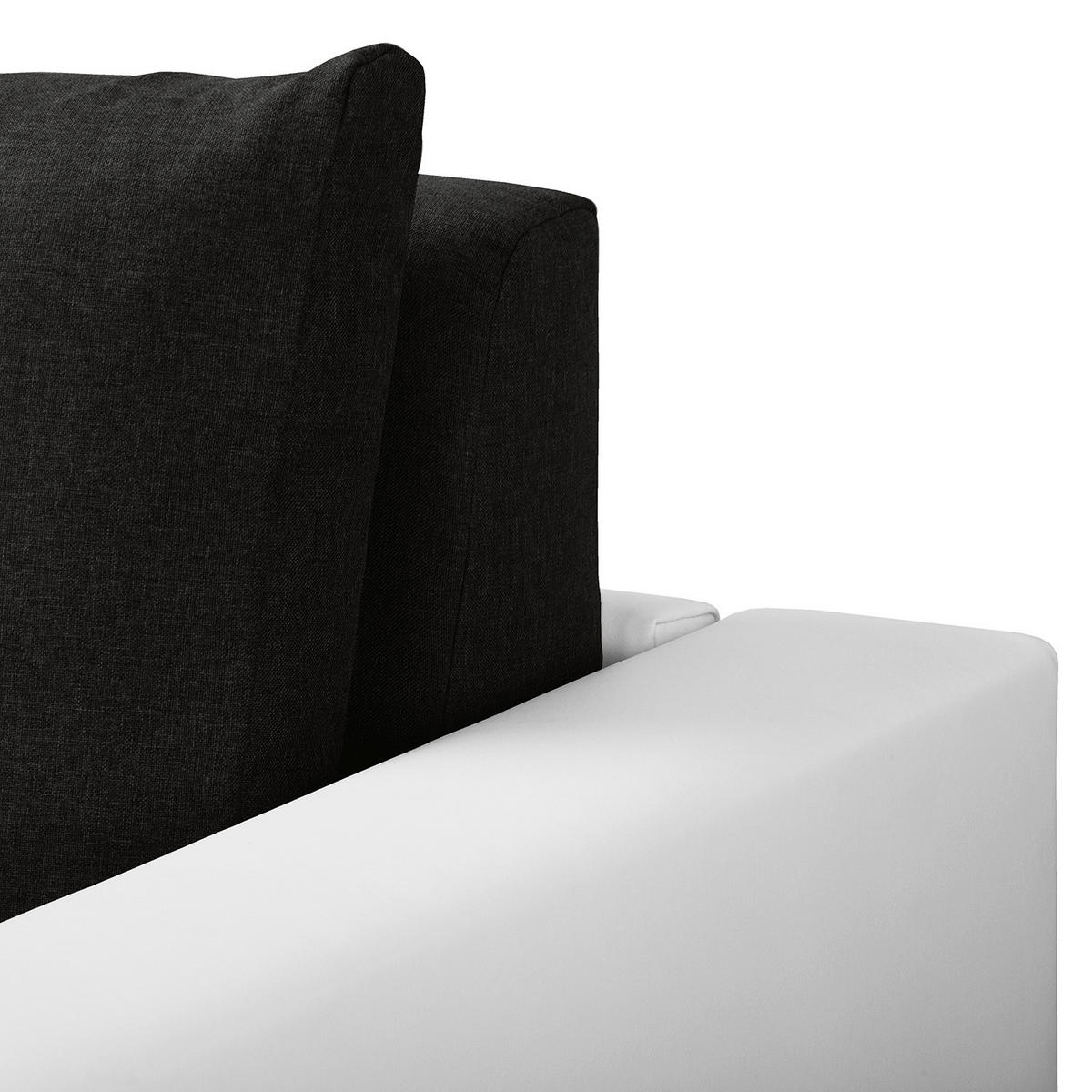 SCHLAFSOFA - Silberfarben/Weiß, Kunststoff/Textil (173/90/90cm) - home24