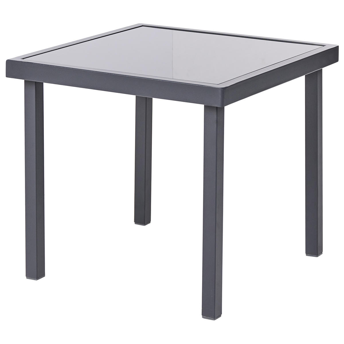 BISTRO-SET Metall Grau Tavoleto - Grau, Metall - Beliani