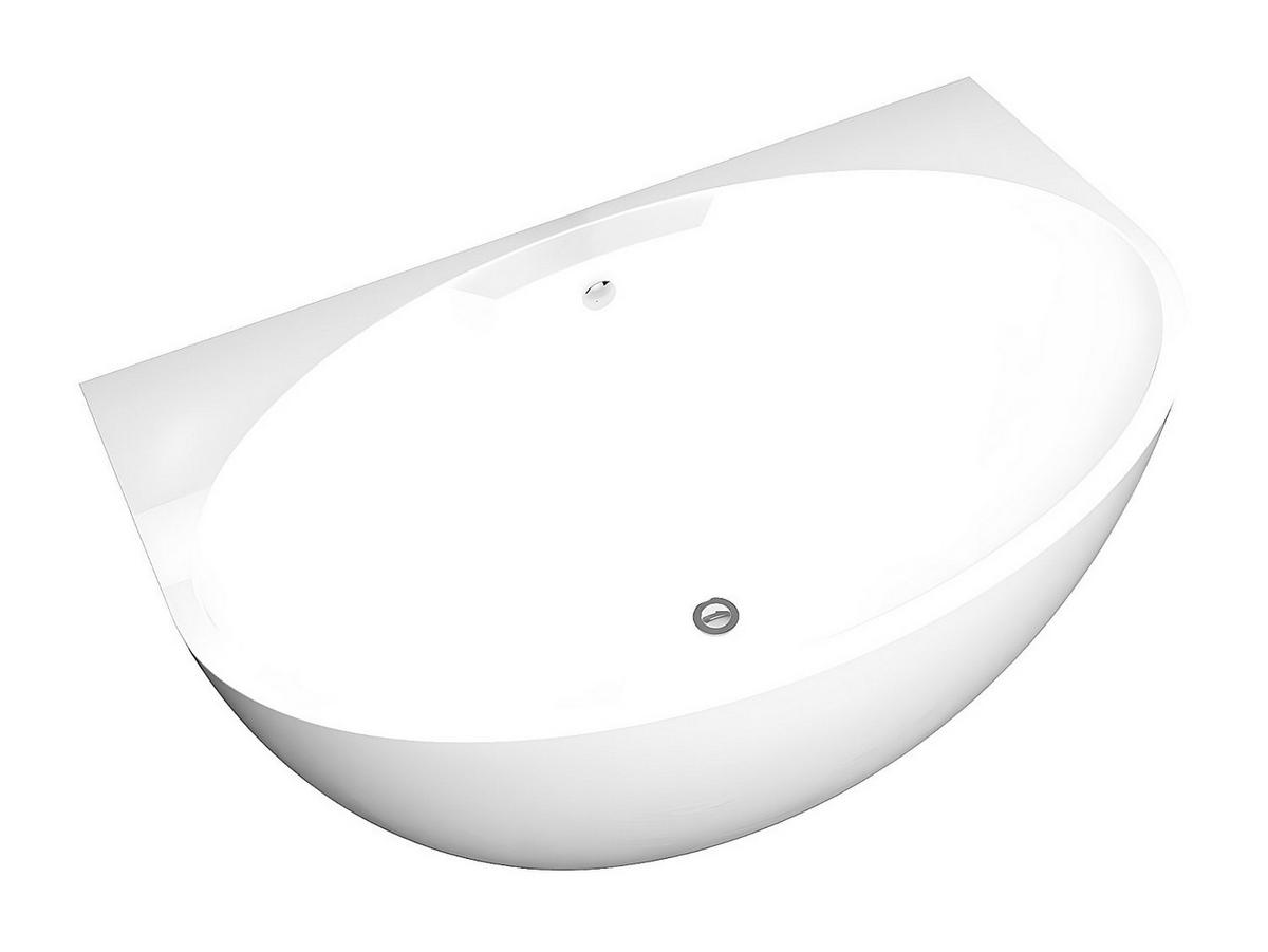 VORWANDBADEWANNE - 1 Person - Acryl - Weiß - Weiß, Kunststoff (151/60/94cm) - Vente-Unique