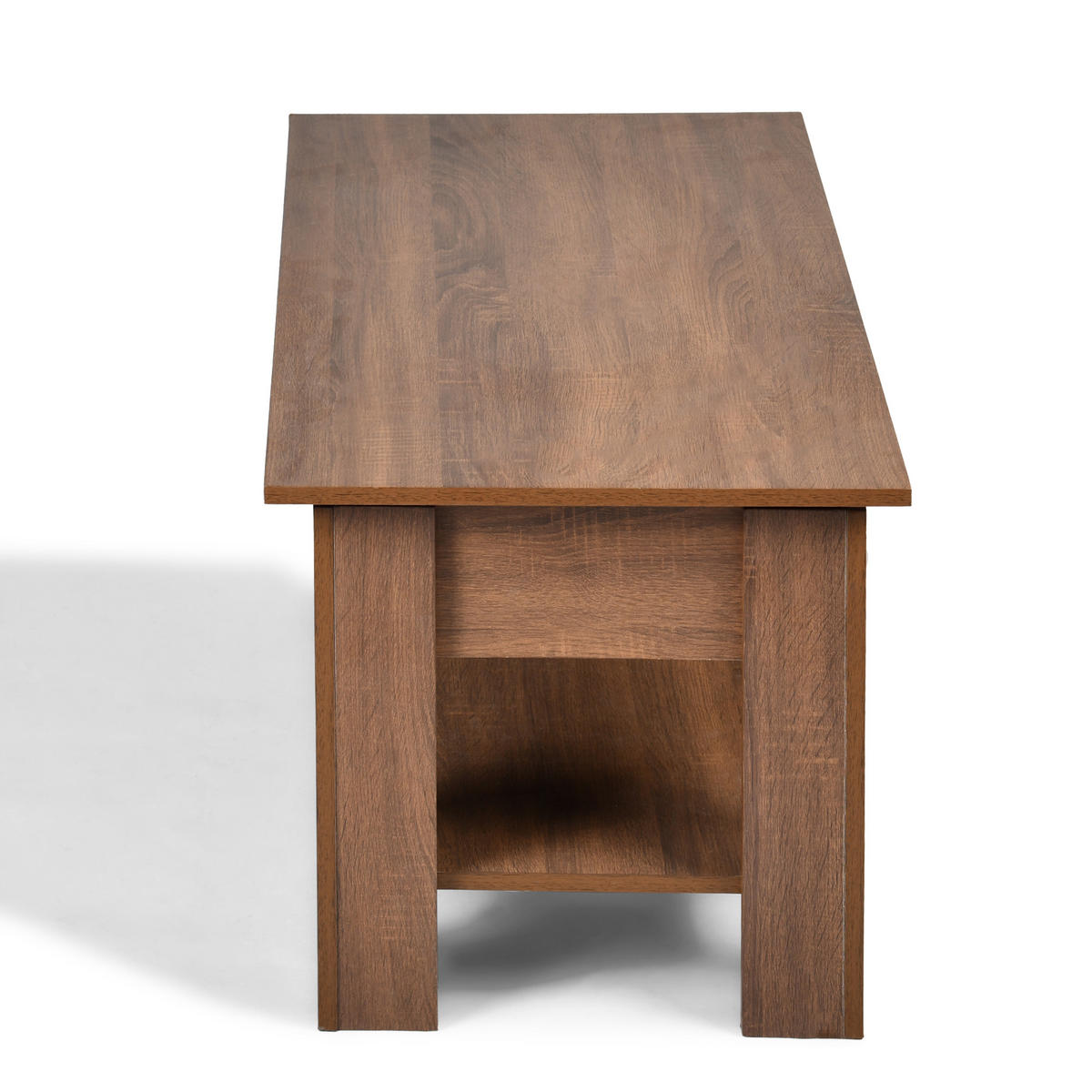 COUCHTISCH Holz - Braun, Holz (96/50/48cm) - Urban Meuble