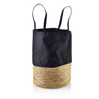 KORB Fort schwarz 40/40/50cm Seegras - Schwarz, Kunststoff (40/50/40cm) - Mondex