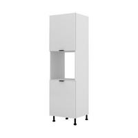 BACKOFEN-HOCHSCHRANK – 60 cm – KU-S60P – Lunara – Weiß Matt - Weiß, Holzwerkstoff (60/203/56cm) - hi-markt