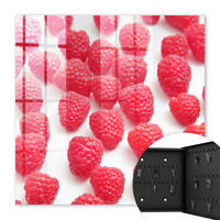 SCHLÜSSELBOX Schwarz 30x30 cm- Türöffnung nach rechts - Rosa Himbeeren - Pink, Metall (30/30/5cm) - TULUP