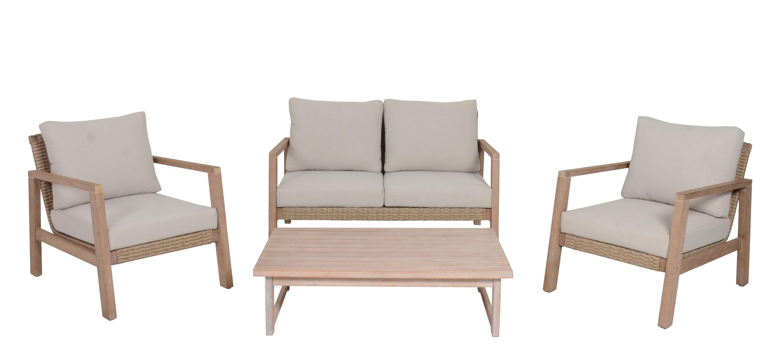 Deluke Gartenloungeset Braun