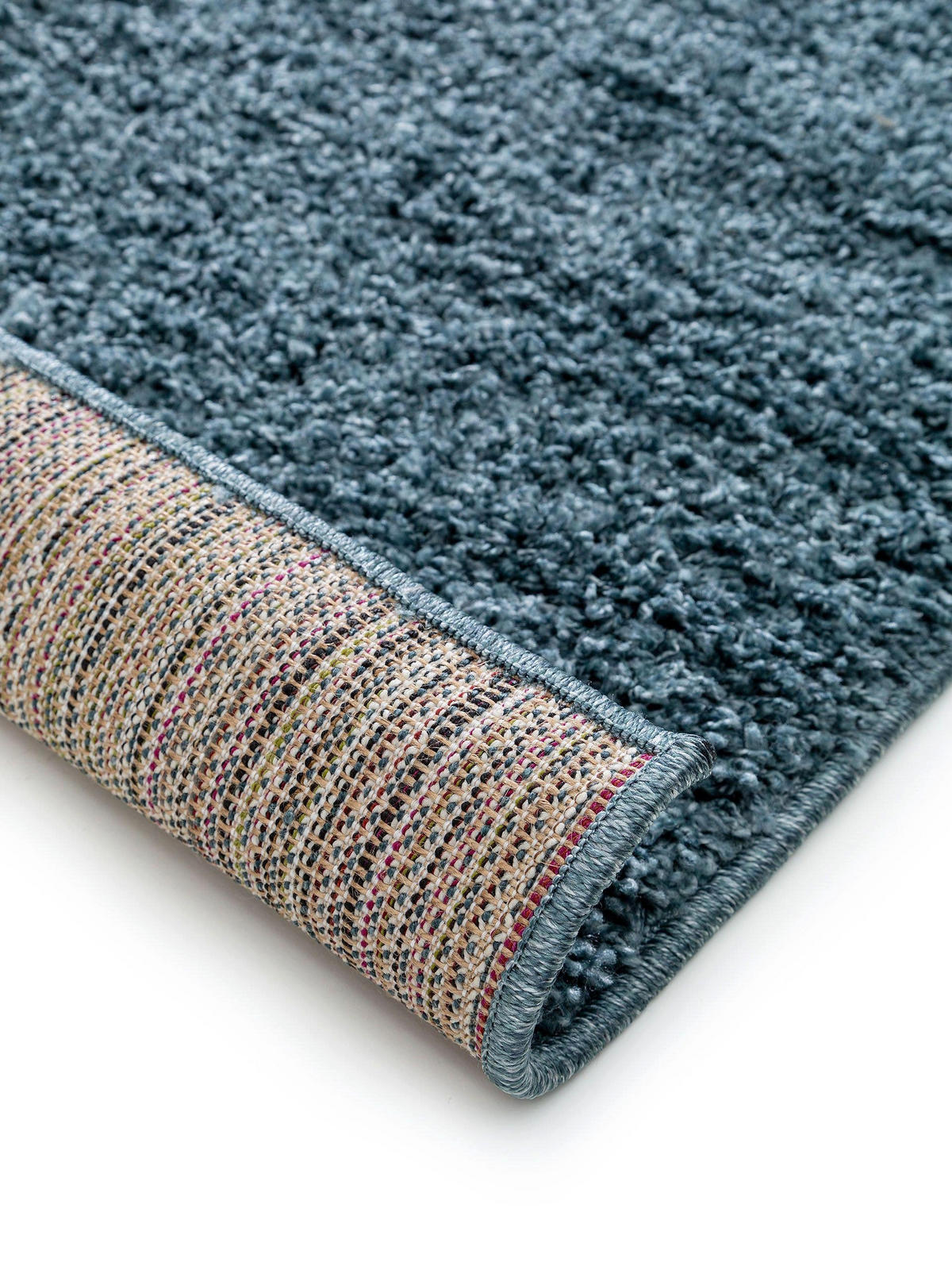 HOCHFLORTEPPICH Soho Blau 60x120 cm - Blau, Kunststoff (60/120cm) - benuta