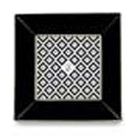 DEKOSCHALE Diamonds - Chateau Black and White schwarz-weiß Porzellan - Schwarz, Keramik (4cm) - Goebel