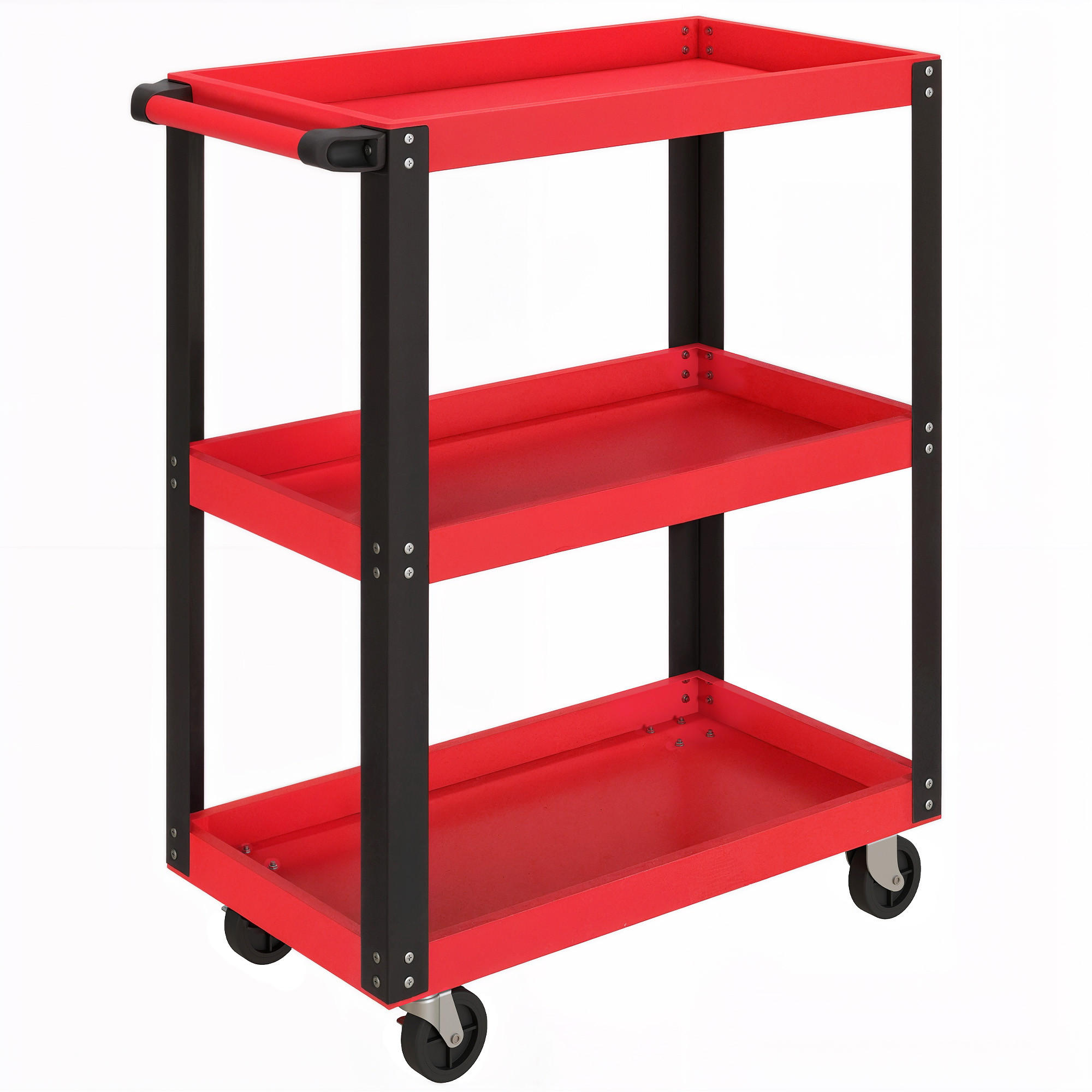 Homcom Werkstattwagen Rot 35x82.5x70.5 cm