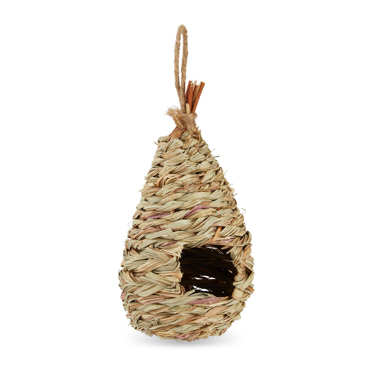 VOGELNEST - Hellbraun, Textil (12/29/12cm) - Relaxdays