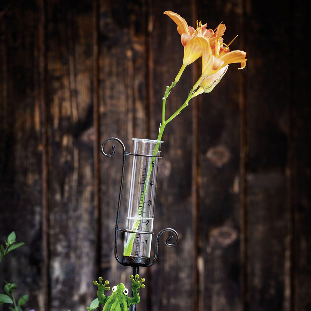 LED SOLARLEUCHTE Mini-Vase Bunt - Multicolor, Glas (11/6/78cm)