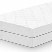 MATRATZE 80x200 mit Taschenfederkern 21 cm Höhe - H2 H3 - 7-Zonen - Weiß, Textil (80/200cm) - Schlaftroll