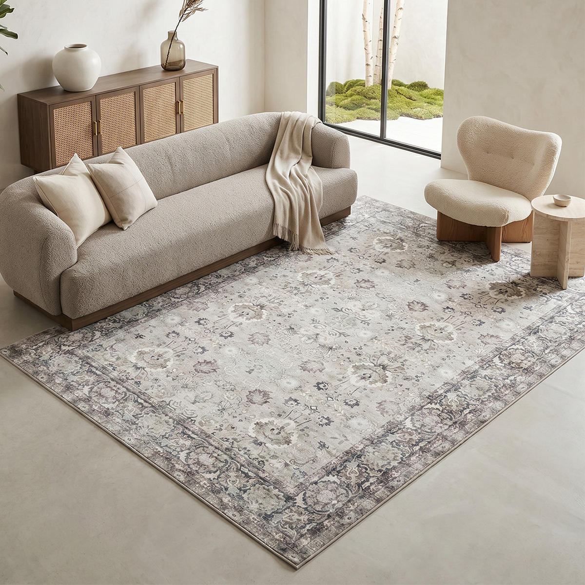 TEPPICH ISPAHAN Beige 200/300 cm - Beige, Textil (200/300cm) - Tapiso