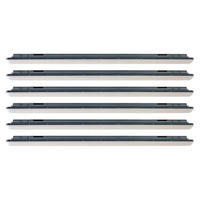 LED DECKENLEUCHTE Kunststoff Weiß 6x Set - Weiß, Kunststoff (150/6.4/6cm)