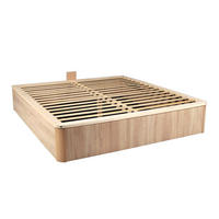 KASTENBETT VERSO mit Lattenrost / 160x200 cm - Eiche Hell Dekor - Sonoma Eiche, Holzwerkstoff (160/200cm) - Weber Industries