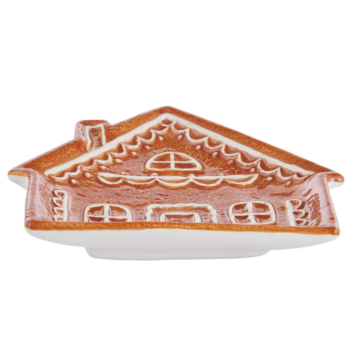 DEKO-TELLER Gingerbread 6Er-Set - Braun, Keramik (2cm) - Butlers