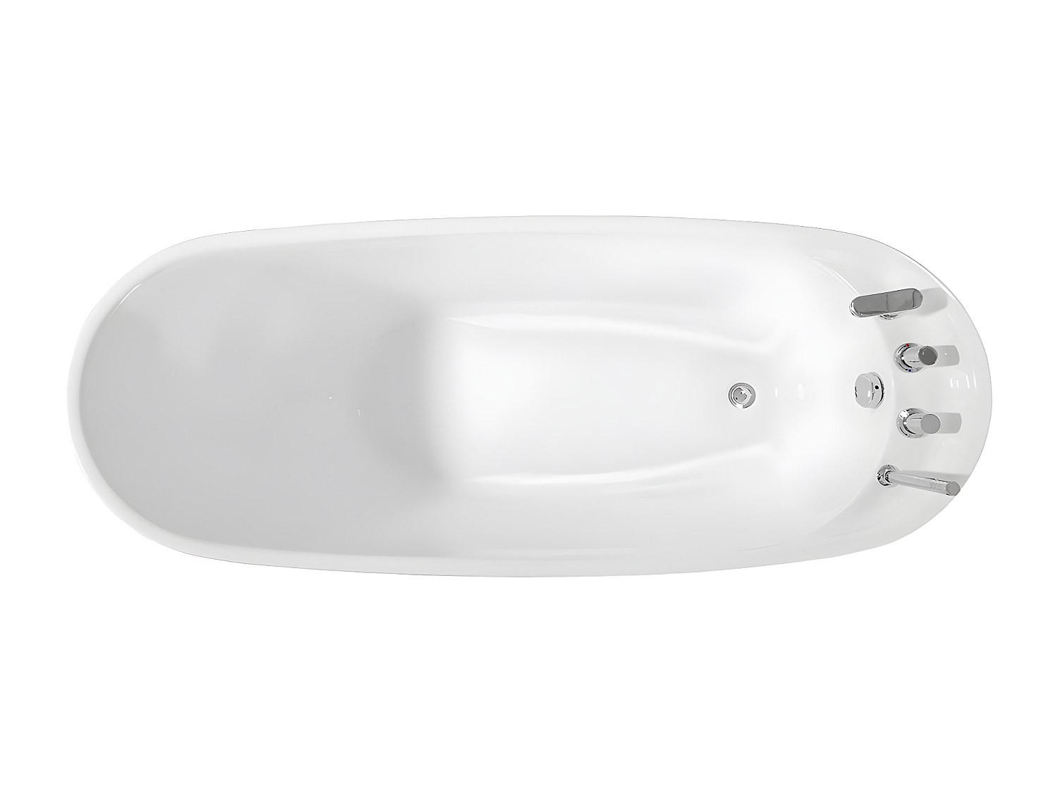 FREISTEHENDE Badewanne - 1 Person - Acryl - Weiß - - Weiß, Kunststoff (150/70/75cm) - Vente-Unique