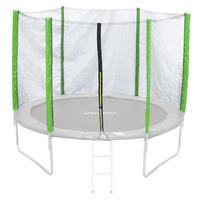 SICHERHEITSNETZ Trampolin 305 cm Grün - Grün, Kunststoff (305/305cm) - JAWINIO