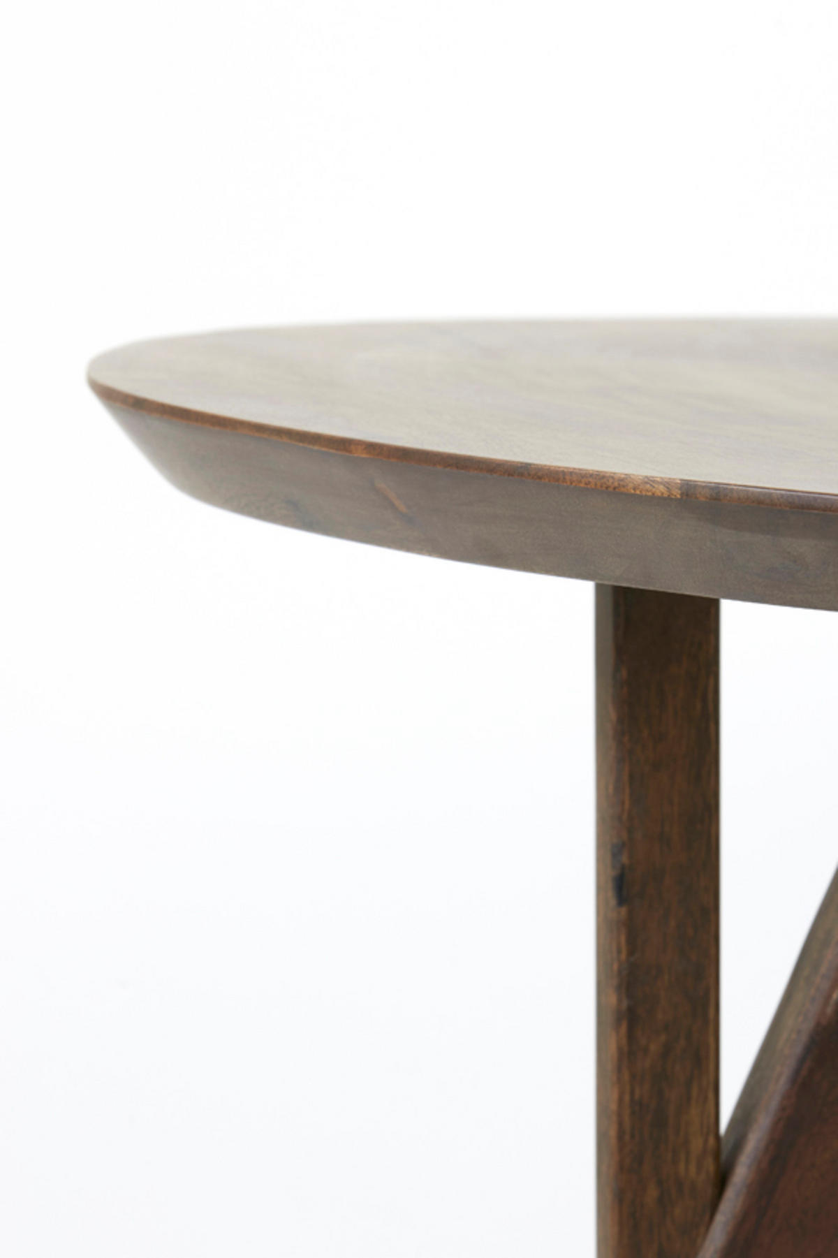 ESSTISCH Quenza Braun Ø120/76 cm - Braun, Holz (120/120/76cm) - Light & Living