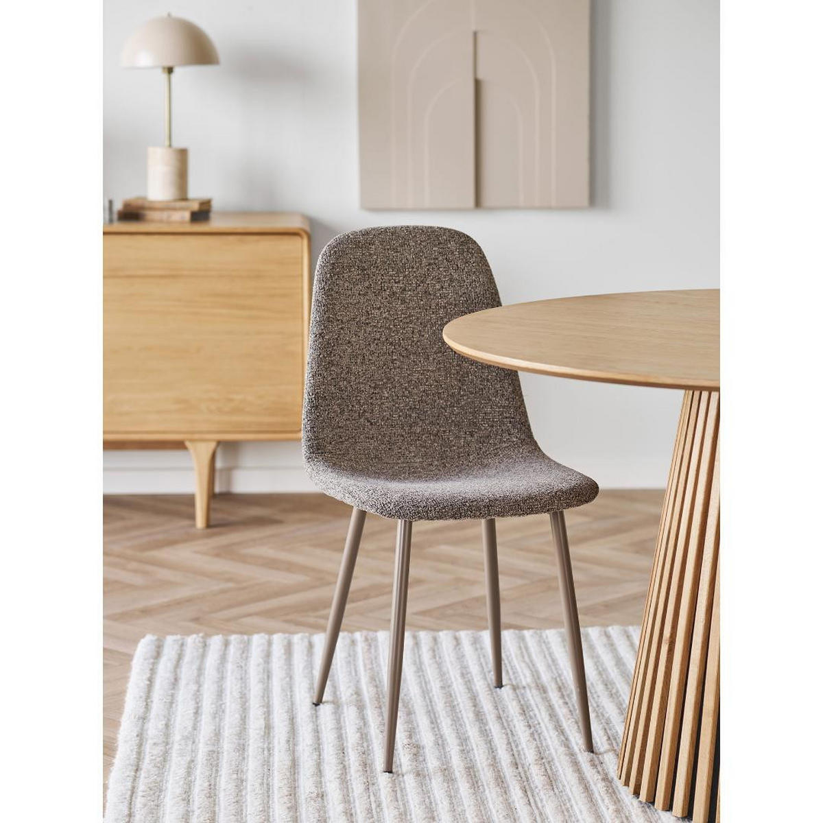ESSZIMMERSTUHL, Ada, Braun, Polyester, 54 x 44 x 88 cm - Braun, Textil (54/88/44cm) - ebuy24
