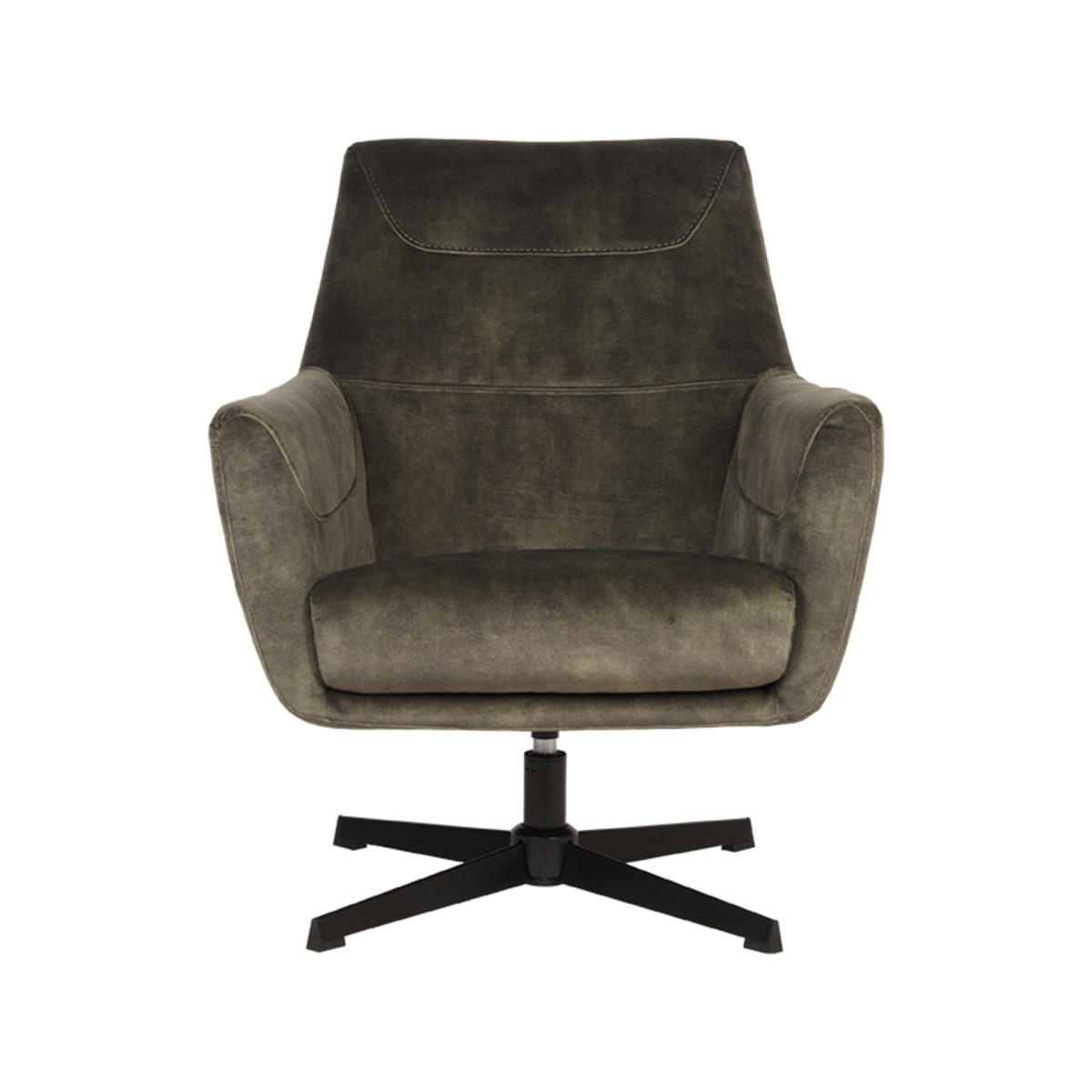 SESSEL Toby Grau 80/75/85 cm - Grau, Textil (75/85/80cm) - LABEL51