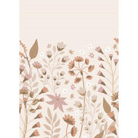 FOTOTAPETE Blumen 200 x 279 cm - Beige, Papier (200/279cm) - ESTAhome
