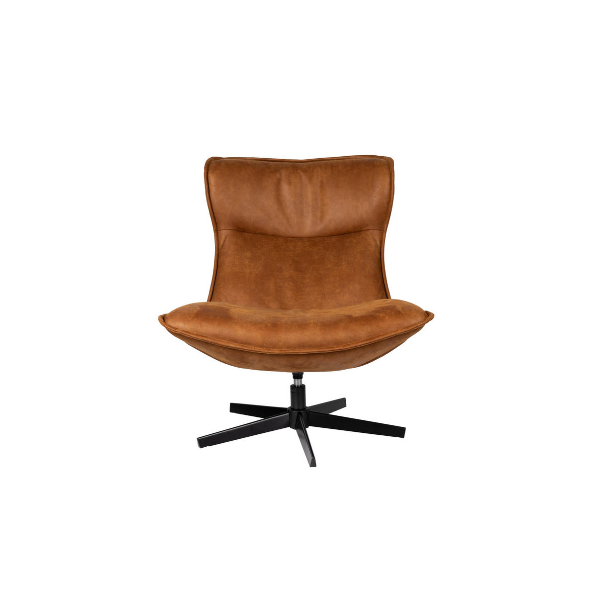 SESSEL John Cognac - Braun, Kunststoff (81/92/92cm) - Housecraft Living