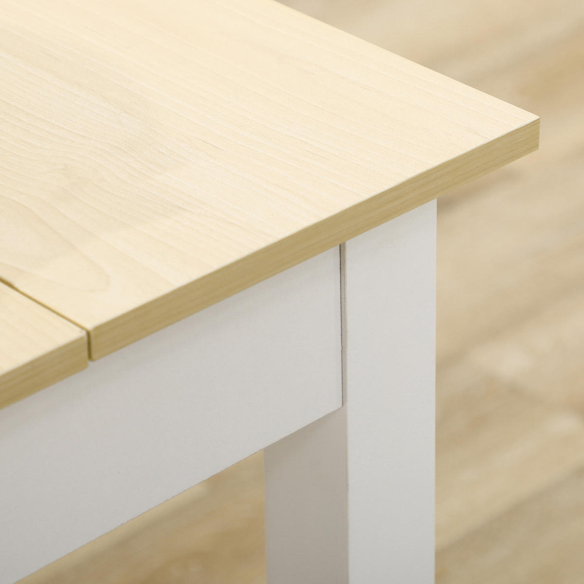 ESSTISCH Zweifarbig Holzoptik Rechteckig 119/70/75 cm - Naturfarben, Holz (70/119/75cm) - PANGIVO