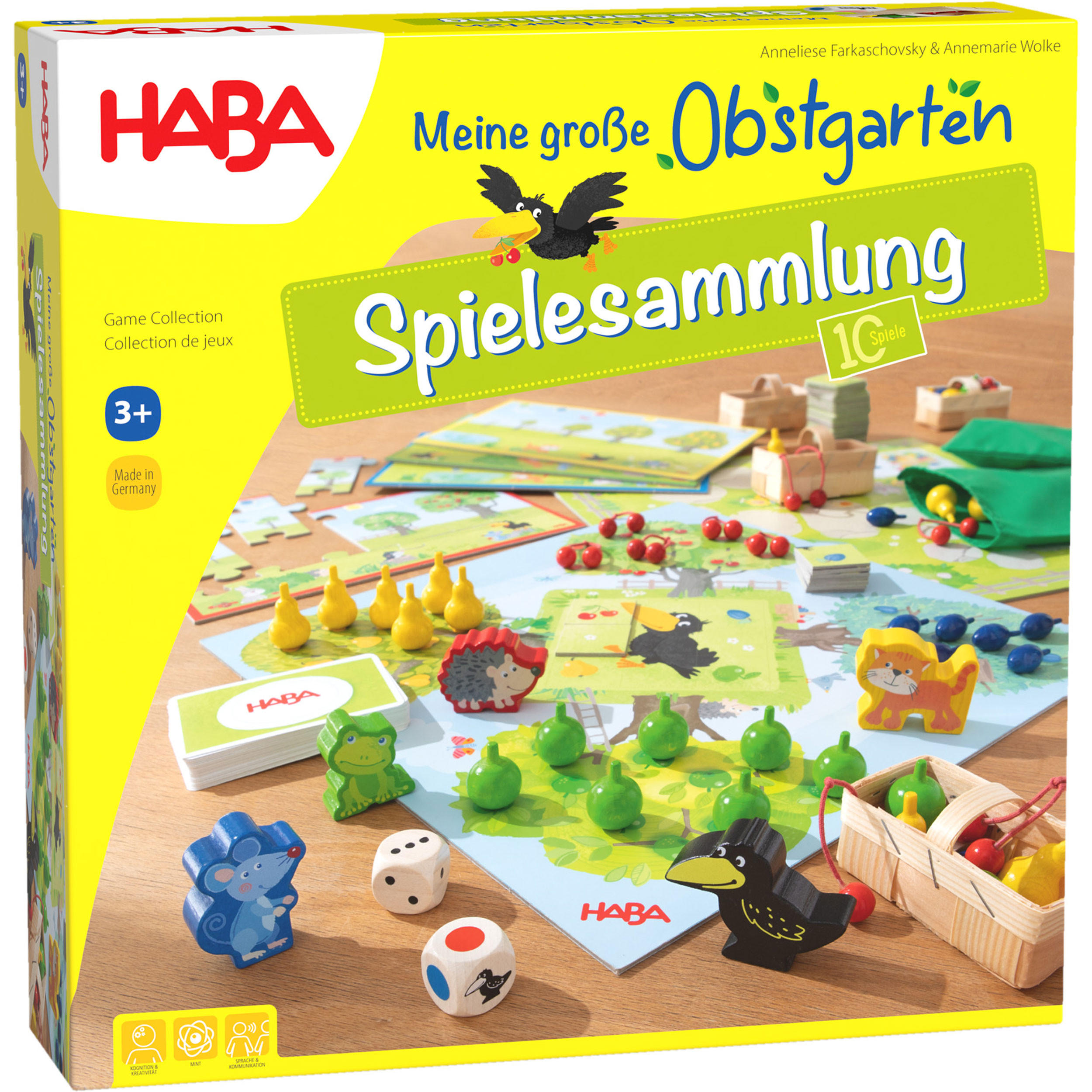 SPIELESAMMLUNG Meine große Obstgarten, ab 3 Jahren - Multicolor, Naturmaterialien (35/34.6cm)