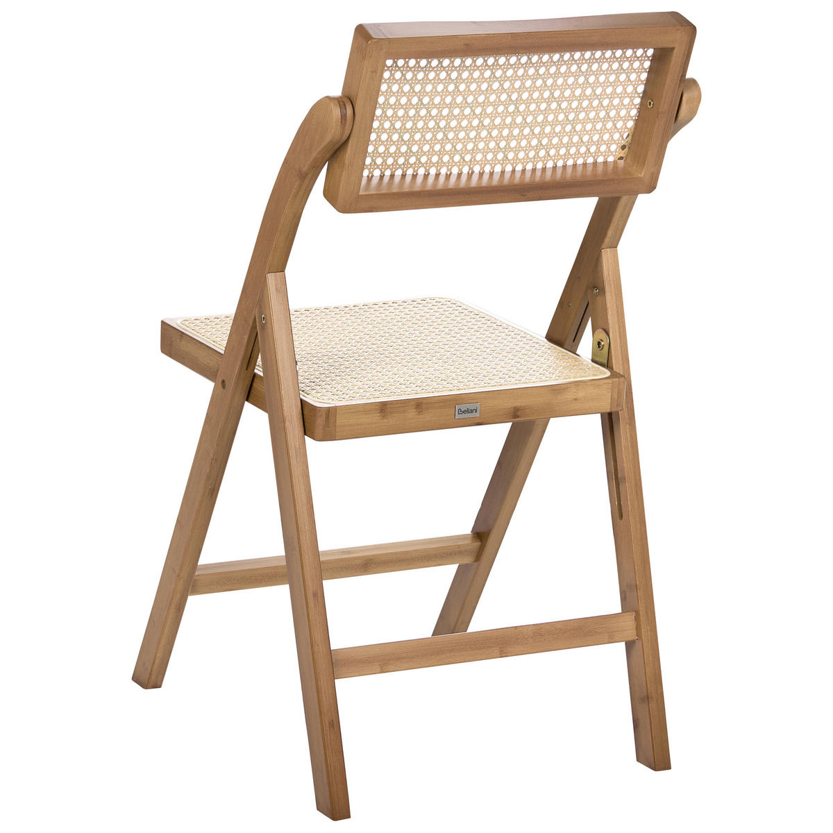 ESSZIMMERSTUHL Braun Modane - Beige/Braun, Holz (45/83/54cm) - Beliani