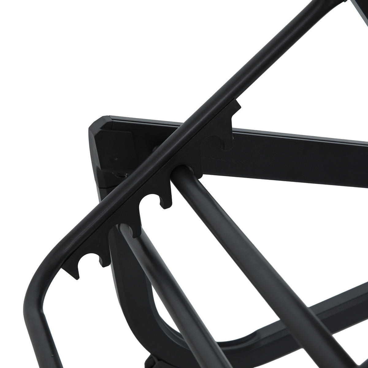 SOMNENLIEGE Marina, 5-stufige Verstellung der Rückenlehne, mit Tisch, Metallrahmen, Grau - Schwarz/Grau, Metall (58/33/133cm) - Beautysofa