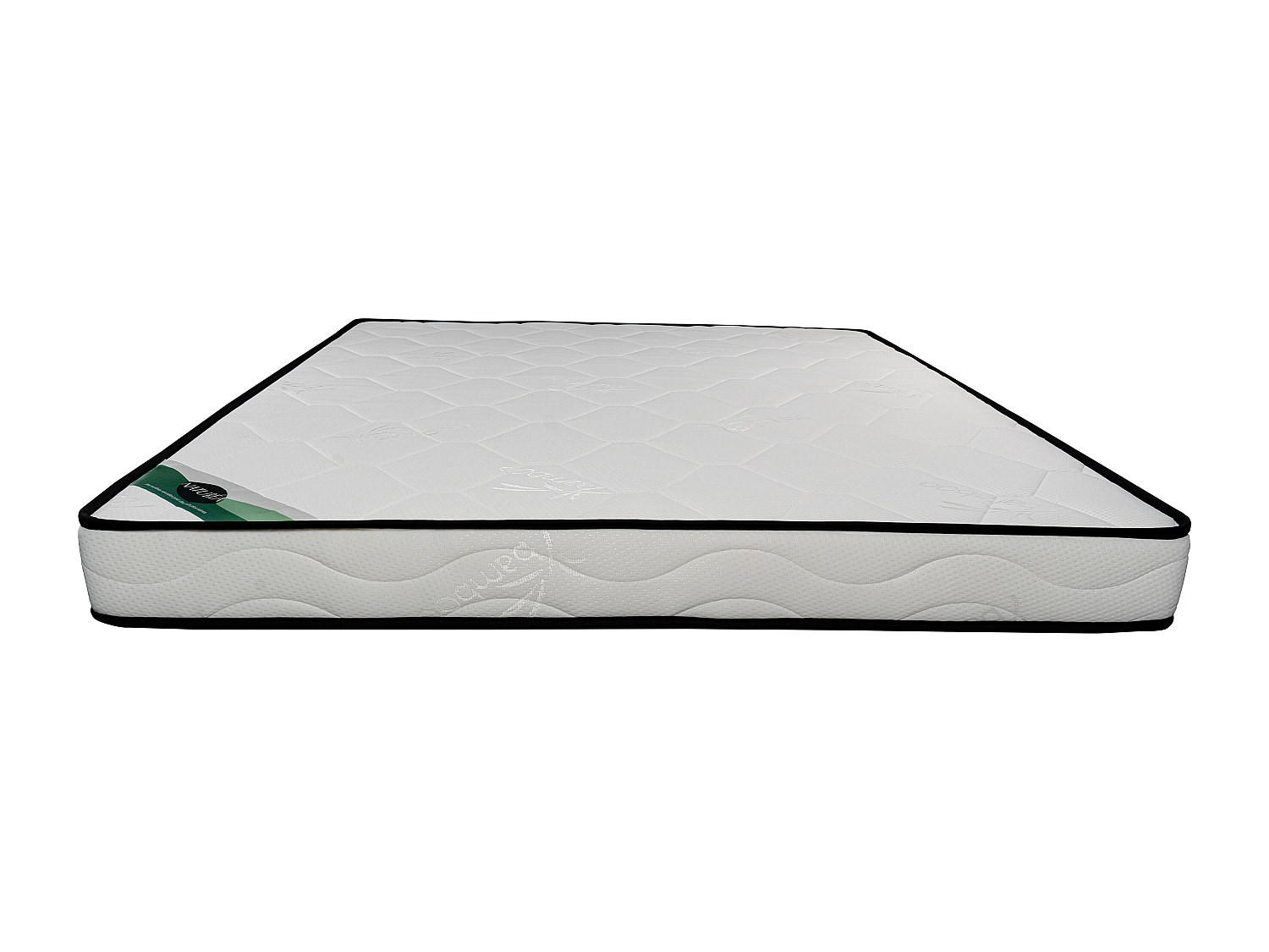 STANDARDMATRATZE - 2 Personen - Stoff - Weiß - - Weiß, Textil (140/190cm) - Vente-Unique