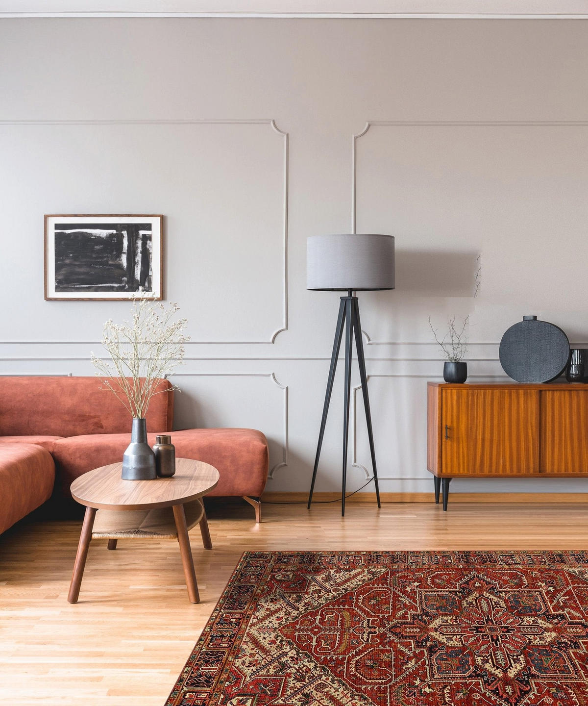 TEPPICH Design englische Kettelung rot - Rot, Textil (200/290cm) - AFK Living