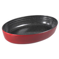 AUFLAUFFORM - Rot, Glas (24cm) - Stoneline