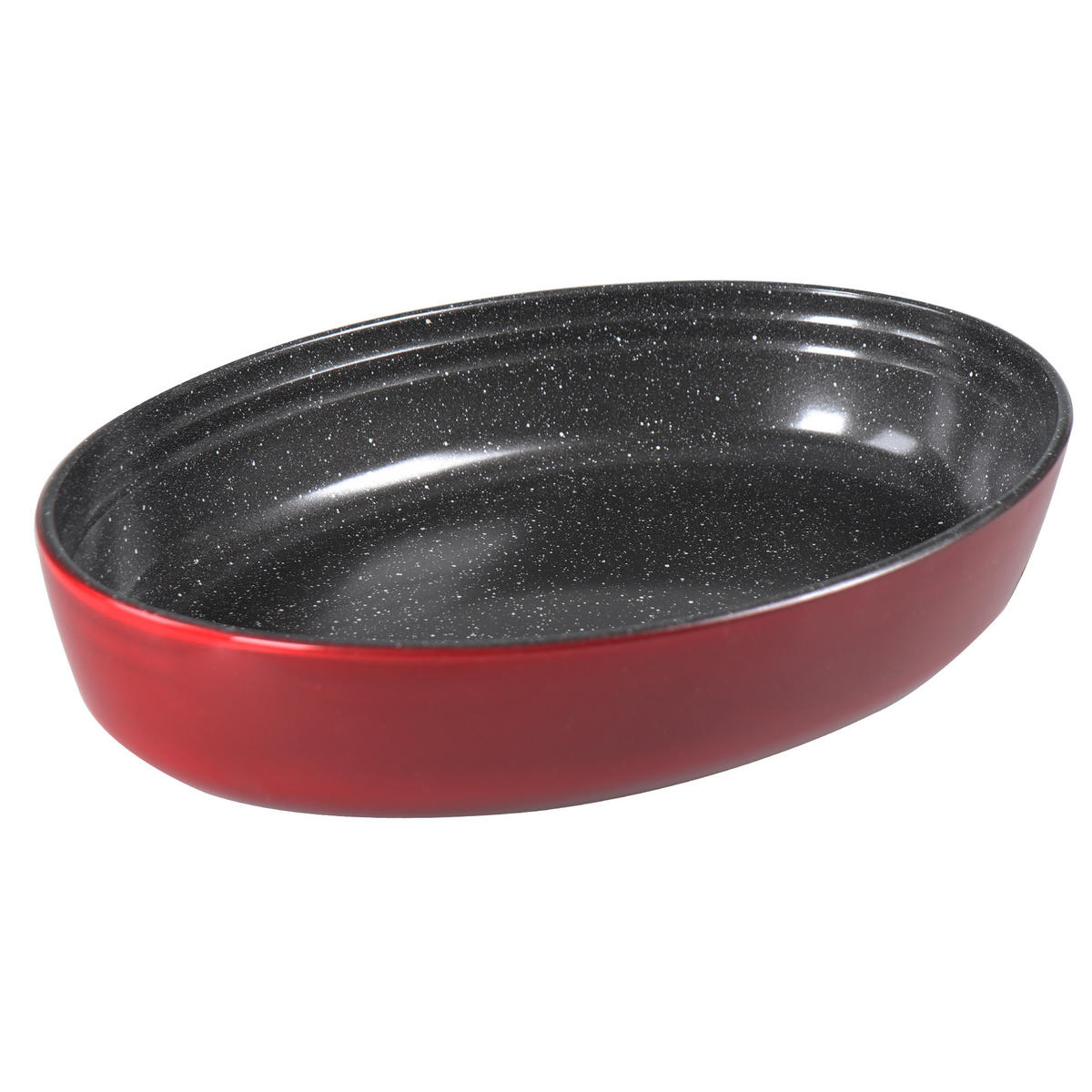 AUFLAUFFORM - Rot, Glas (24cm) - Stoneline