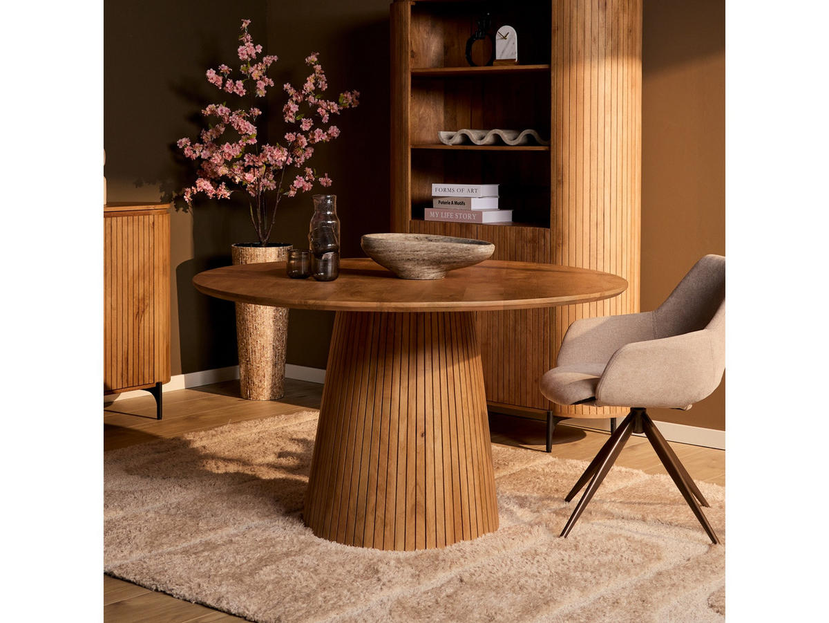ESSTISCH Helena Durchmesser 150 cm Natur - Naturfarben, Holz (150/150/76cm) - Villa Möbel