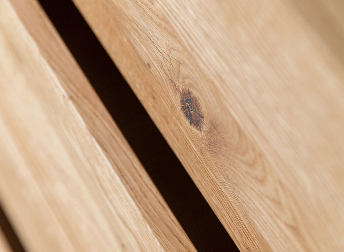 WOHNWAND 2er-Set Modern Loft Eiche Natur 321 / 50 / 90cm - Eichefarben/Schwarz, Holz/Metall (321/90/50cm) - Feldmann-Wohnen