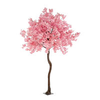 KUNSTBAUM Künstlicher Kirschbaum - Elia 270 cm - Pink, Kunststoff (270cm) - Emerald