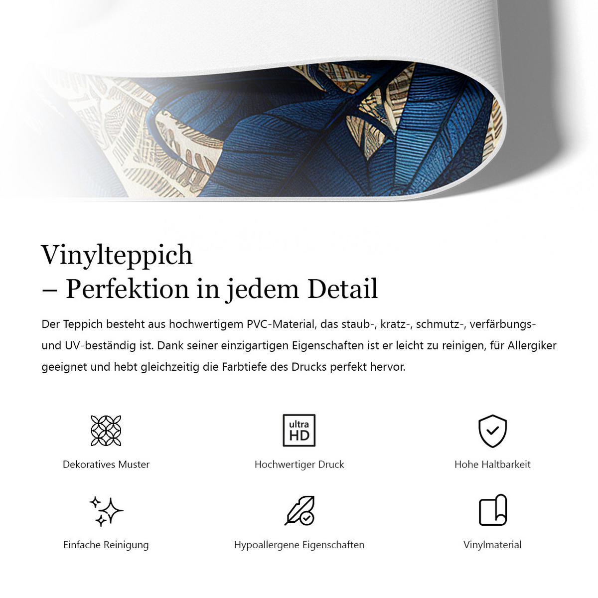 TEPPICH 150x225 cm Gemalte Indianerfedern Boho Vintage - Silberfarben, Kunststoff (150/0.2cm) - Wallfluent