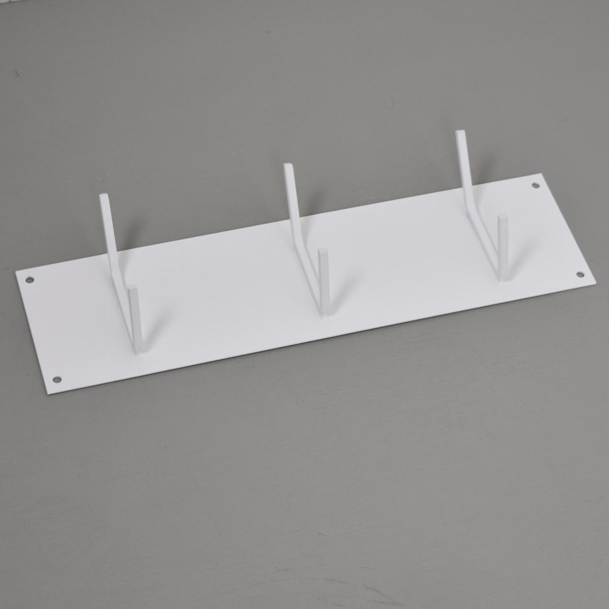 KLEIDERABLAGE Factory Weiß - Weiß, Metall (10/12/70cm) - LOFT42