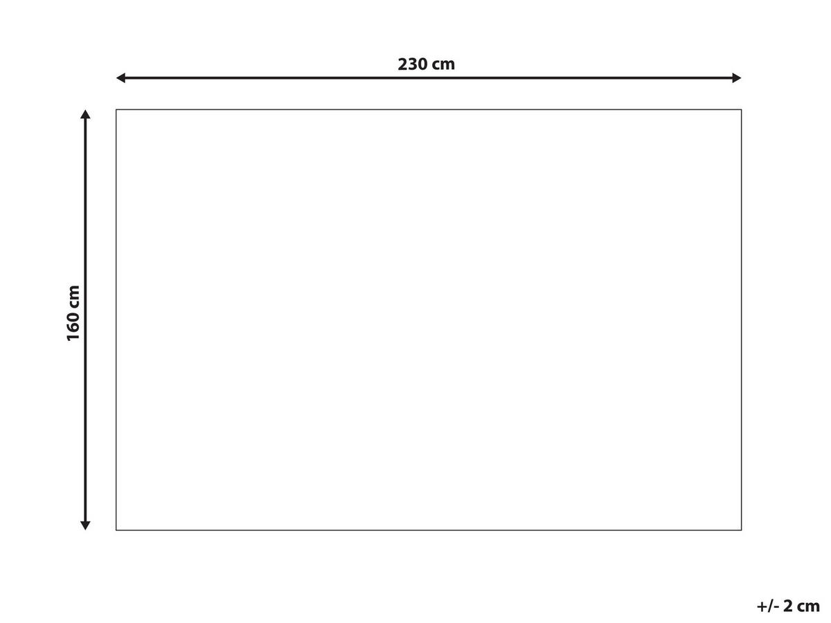 KURZFLOR-TEPPICH Gesi II 230/160 cm - Pink, Naturmaterialien (160/230cm) - Beliani